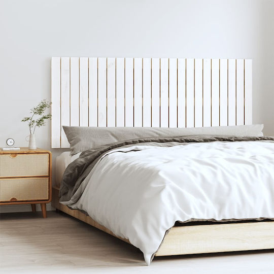 vidaXL Wooden Bed Headboard White 147x60cm