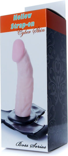 Boss Of Toys Hollow Underwear with Dildo 20cm Flesh