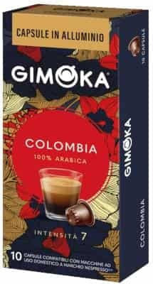 Gimoka Capsule Espresso Colombia Compatibile cu Mașina Nespresso 10capace