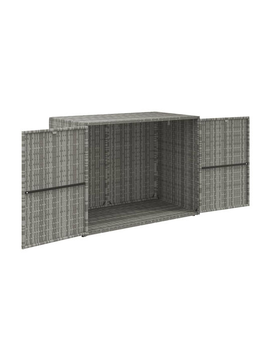 Dulap cu două uși Metal Gri 100x55.5x80cm