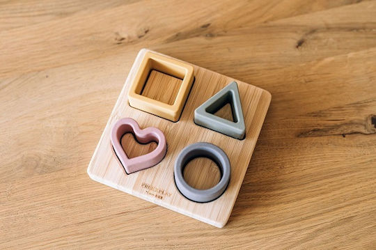 Ξύλινο Παιδικό Puzzle Σφηνώματα 4pcs FreeOn