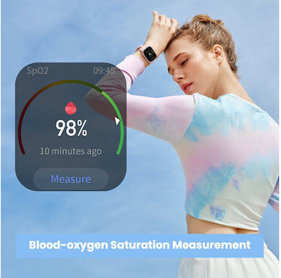 Amazfit GTS 2 Mini 40mm Αδιάβροχο Smartwatch με Παλμογράφο (Ροζ)
