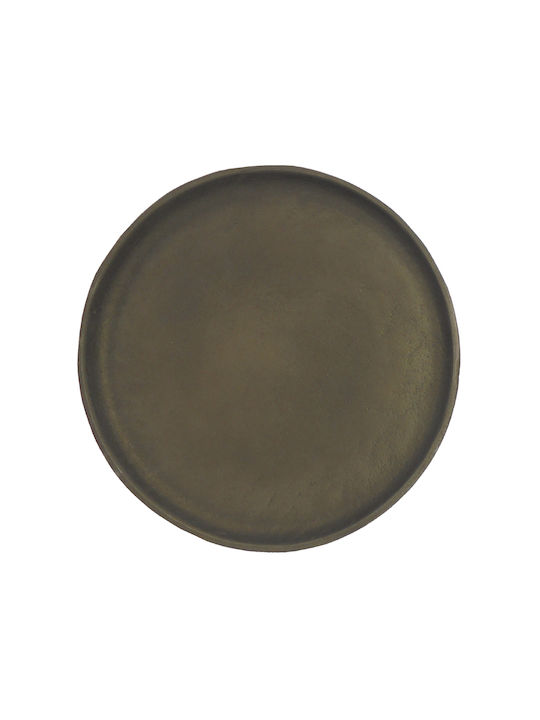 InTheBox Aluminum Round Decorative Tray Cape Titan 36x36x3cm