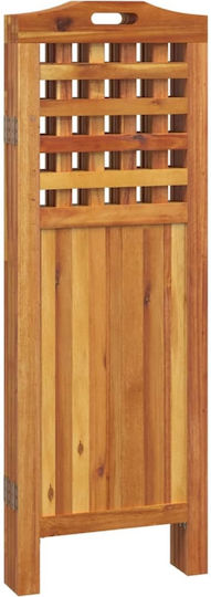 vidaXL Dekorativer Raumteiler Hölzernes mit 4 Paneelen 115x162cm