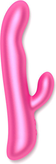 Oninder Vibrator Kaninchen mit Fernbedienung Vibration und Rotation 23cm Rosa