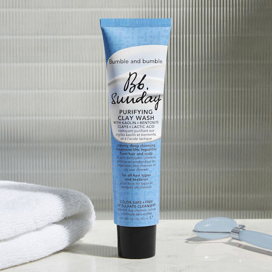 Bumble and Bumble Sunday Purifying Clay Shampoos Tiefenreinigung für Alle Haartypen 150ml