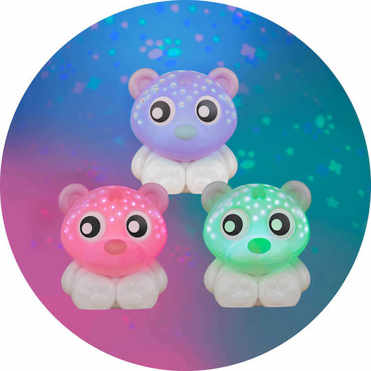 Playgro Παιδικό Φωτιστικό Projector Goodnight Bear με Προβολή Σχεδίων Ροζ