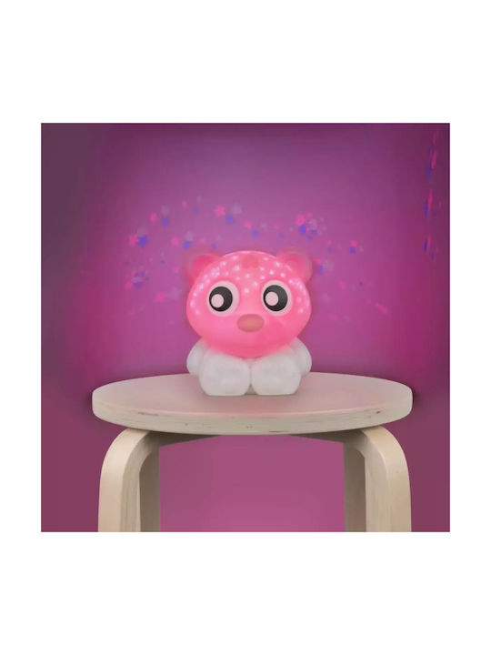 Playgro Kids Projector Lamp Goodnight Bear with Design Projection Pink