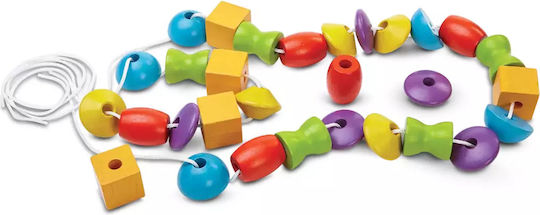 Plan Toys Lacing Toy Beads made of Wood for 36++ Months