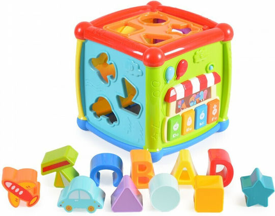 Huanger Κύβος Δραστηριοτήτων Fancy Cube με Μουσική, Φως και Ήχους για 18+ Μηνών