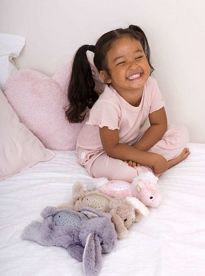 Cloud b Sleep Toy Dream Buddies - Ella Unicorn made of Fabric with Lights for 0++ Months