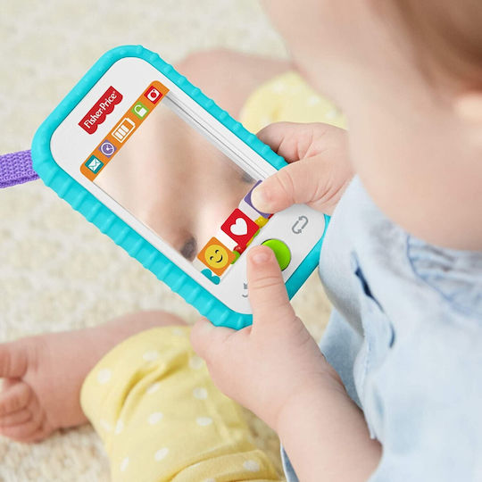 Fisher Price Jucărie Telefon Telefon Selfie cu Sunete pentru 3++ Luni
