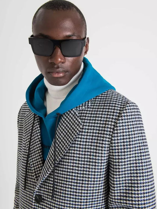 Men's Half Coat Blue