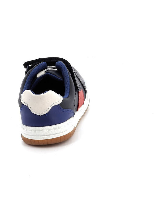 Fawnfanity K Kinder Sneakers Anatomisch mit Klettverschluss Marineblau