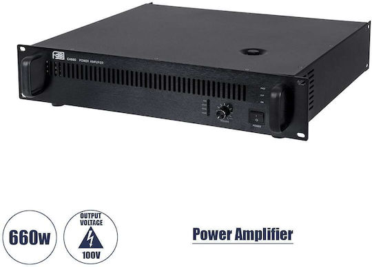 GloboStar CA660 Integrated Commercial Amplifier 660W/4Ω Black