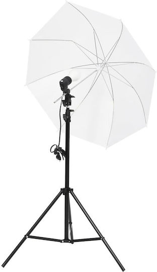 vidaXL Σετ Φώτα, Φόντο & Ανακλαστήρας Lighting Kit for Studio