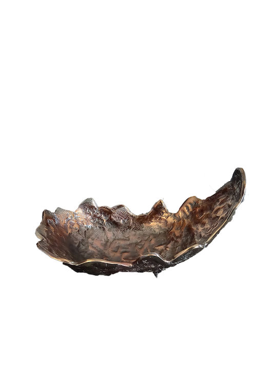 Karvounis Obstschale Metallisch Braun 39x19cm