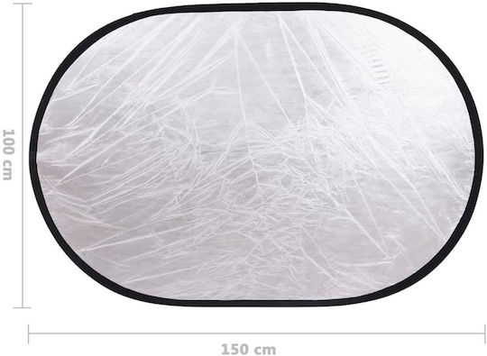 vidaXL Σετ Φώτα, Φόντο & Ανακλαστήρα Lighting Kit for Studio