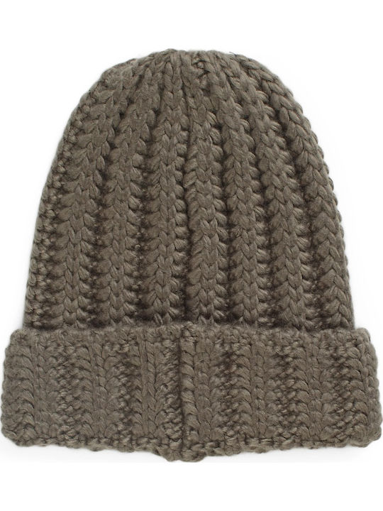Beanie Căciulă Pentru Femei Cu Împletituri Gri