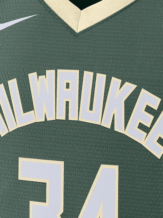 Giannis Antetokounmpo Milwaukee Bucks Icon Edition Swingman 2022/23 Jersey Style Basketball