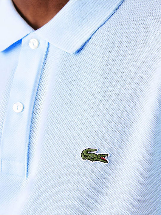 Petit Piqué Men's Blouse Polo Light Blue