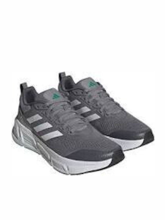 Adidas Questar Ανδρικά Αθλητικά Παπούτσια Running Grey Three / Cloud White / Grey Five