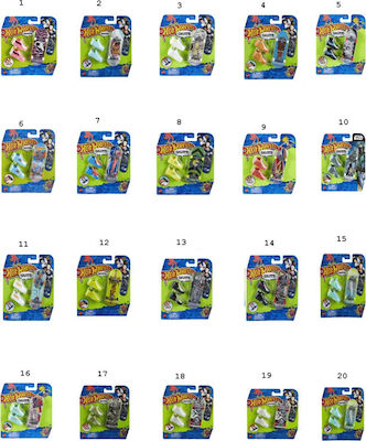 Hot Wheels Miniature Toy Skate & Παπούτσια for 5+ Years 10cm. (Various Designs/Assortments of Designs) 1pc