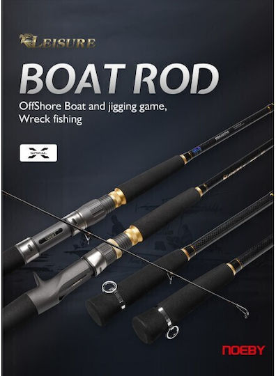 Noeby Boat Fishing Rod for Vertical Fishing / Inchiku / Jigging / Trolling 2.13m 80-300gr