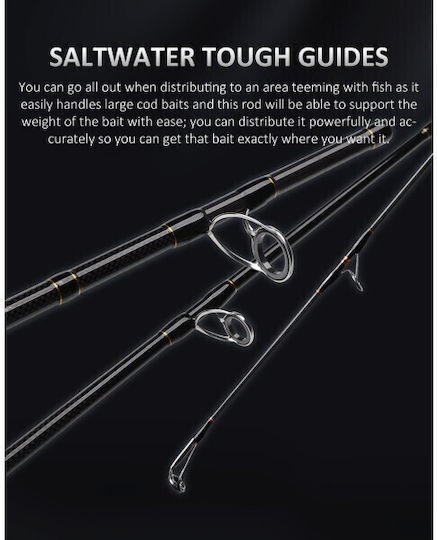 Noeby Boat Fishing Rod for Vertical Fishing / Inchiku / Jigging / Trolling 2.13m 80-300gr