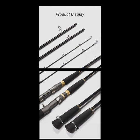 Noeby Boat Fishing Rod for Vertical Fishing / Inchiku / Jigging / Trolling 2.13m 80-300gr