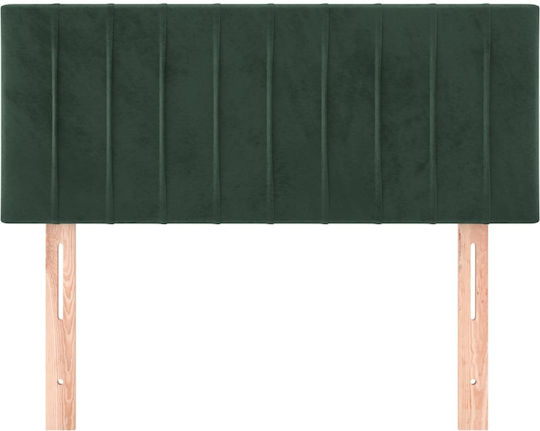 vidaXL Stoff Kopfstütze für Betten Dunkelgrünes 80x88cm