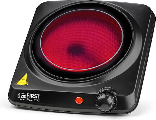 First Austria Ceramic Countertop Single Burner Black