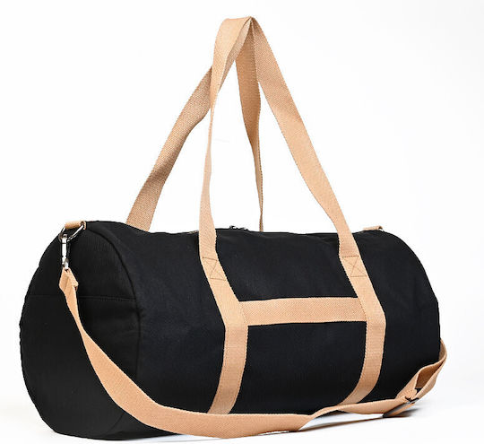 Lee Cooper Σακ Βουαγιάζ Μαύρο Υφασμάτινο Μ49xΠ26xΥ26εκ.