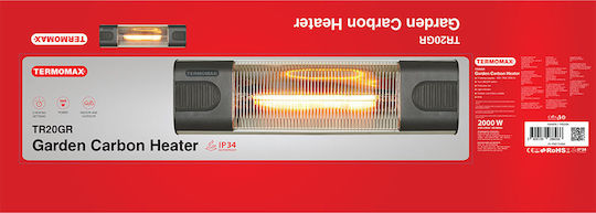 Termomax TR20GR Επιτοίχια Σόμπα Χαλαζία 2000W