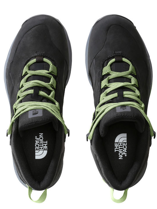 The North Face Cragstone Leather Mid Tnf Women's Hiking Boots Tnf Black Vanadis Grey