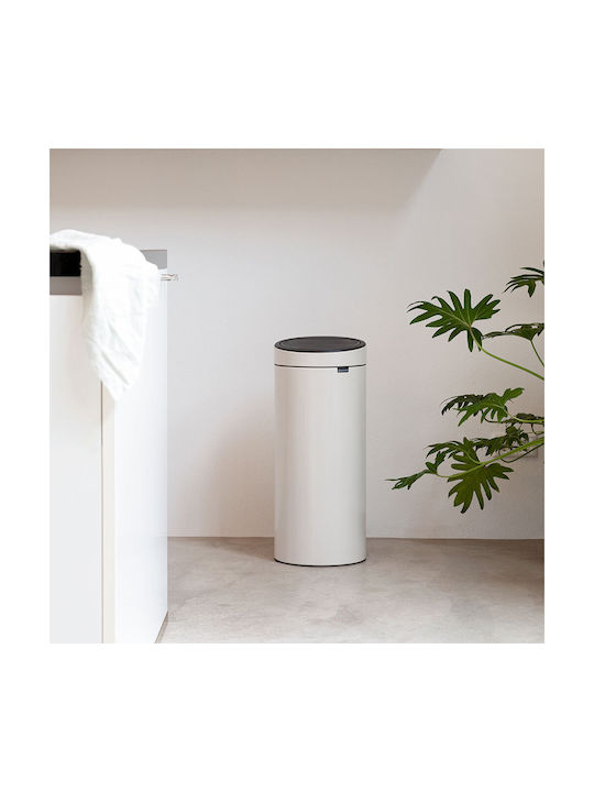 Brabantia Touch New Кошче Отпадъци от Неръждаема стомана Soft Beige 30лт 1бр