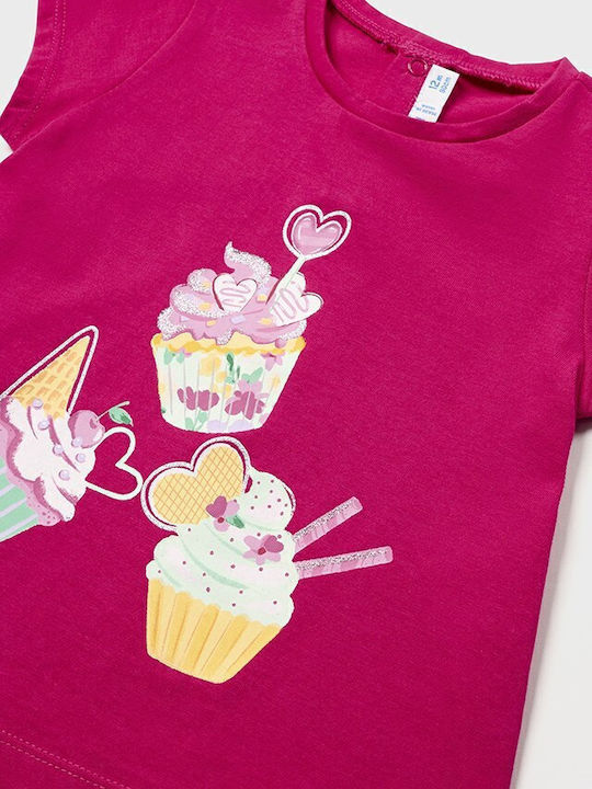 Παιδικό T-shirt Φούξια