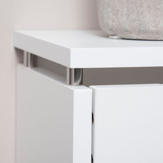 HomCom Κάλυμμα Καλοριφέρ από MDF Λευκό 60x18x84cm