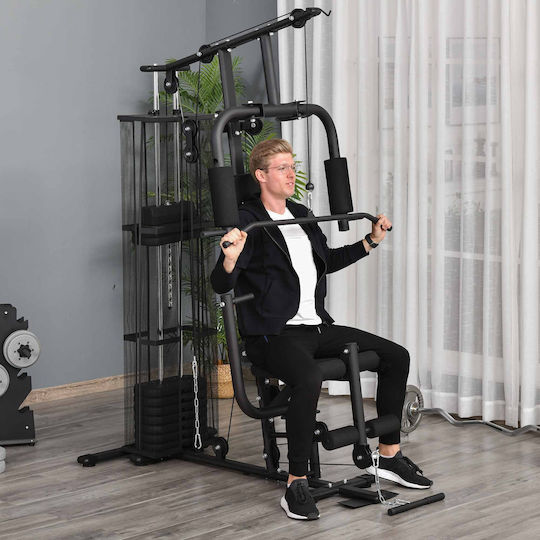HomCom Fitness Station Πολυόργανο Γυμναστικής με Βάρη