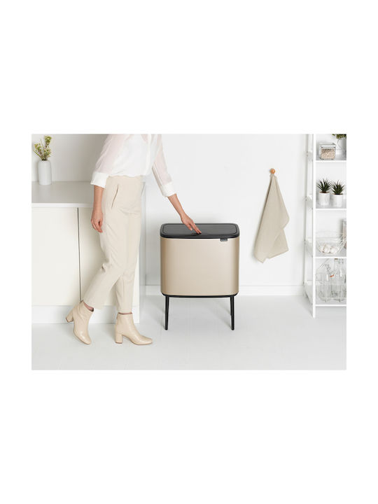 Brabantia Bo Coș de Gunoi Champagne 34lt 1buc