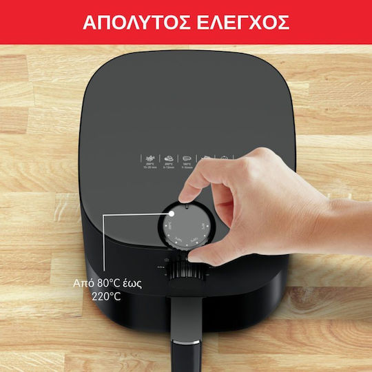 Moulinex Easy Fry Essential Air Fryer 3.5lt Μαύρο
