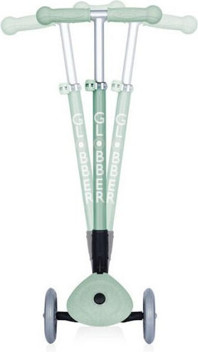 Globber Παιδικό Πατίνι Αναδιπλούμενο GoUp Foldable Plus Τρίτροχο με Κάθισμα για 15 Μηνών Πράσινο