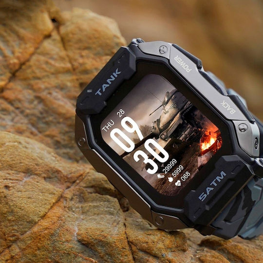 Kospet Tank M1 Waterproof Smartwatch with Heart Rate Monitor (Green)