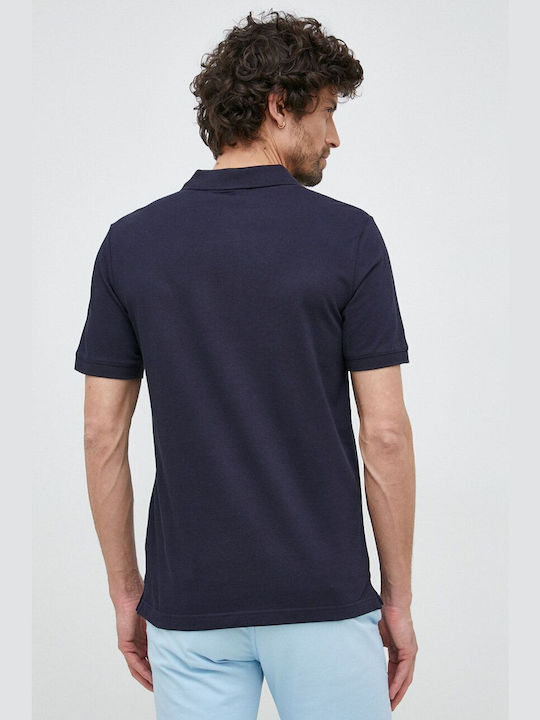 Calvin Klein Ανδρικό T-shirt Polo Navy Μπλε