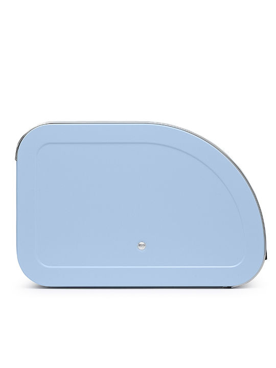 Brabantia Roll Top Bread Box with Lid Metallic Dreamy Blue