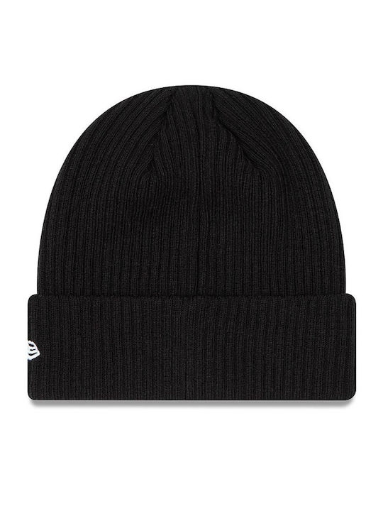Beanie Unisex Beanie with Rib Knit in Black color