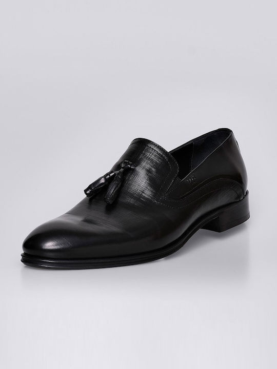 Boss Shoes Men's Leather Dress Shoes Black