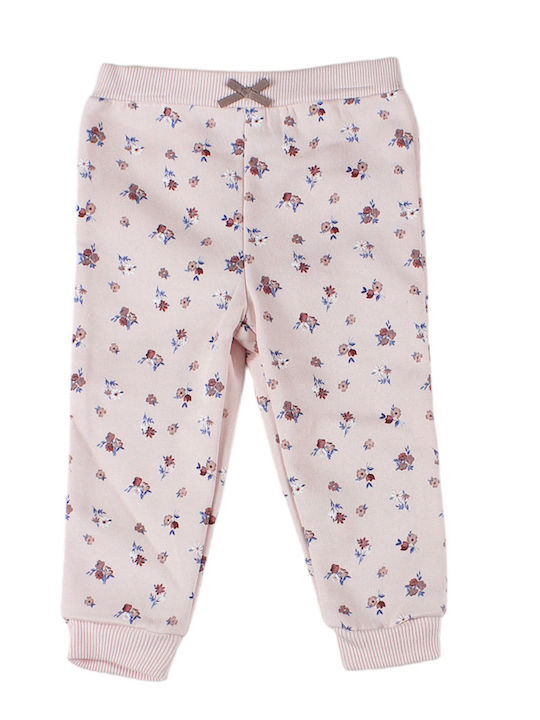 Calvin Klein Kids Sweatpants Set Pink 2pcs