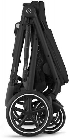 Cybex Gazelle S Blk Καρότσι Μωρού Kατάλληλο για Nεογέννητο Moon Black 12.6kg