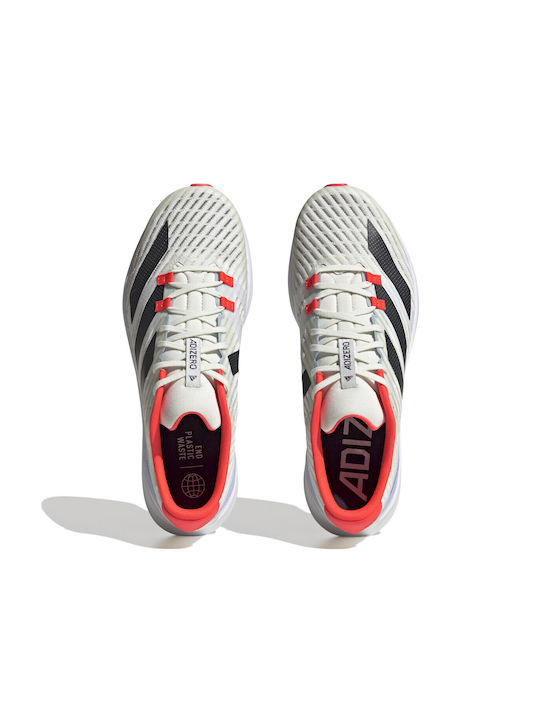 Adizero RC 5 Sport Shoes Running White Tint / Legend Ink / Solar Red